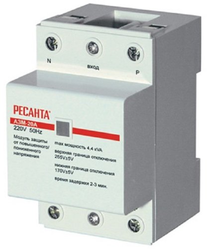 Реле напряжения однофазное Ресанта АЗМ-40A фото Реле напряжения однофазное Ресанта АЗМ-40A картинка